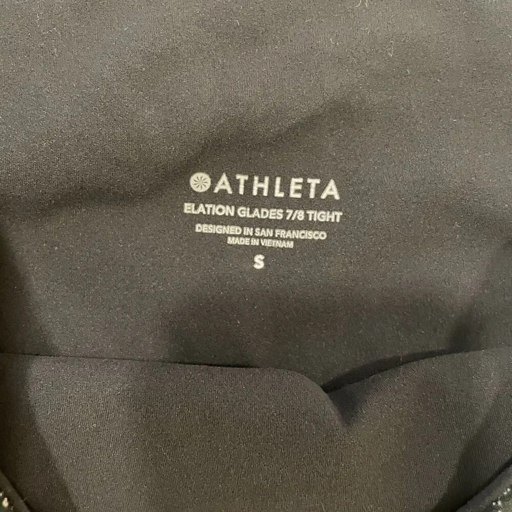 Athleta Elation Glades Ultra High Rise 7/8 Leggings Womens Size S Workout - Picture 3 of 13